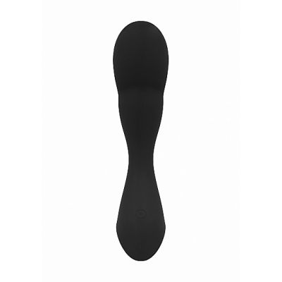 Geron Anal Vibrator Silicone 10 Speed Black