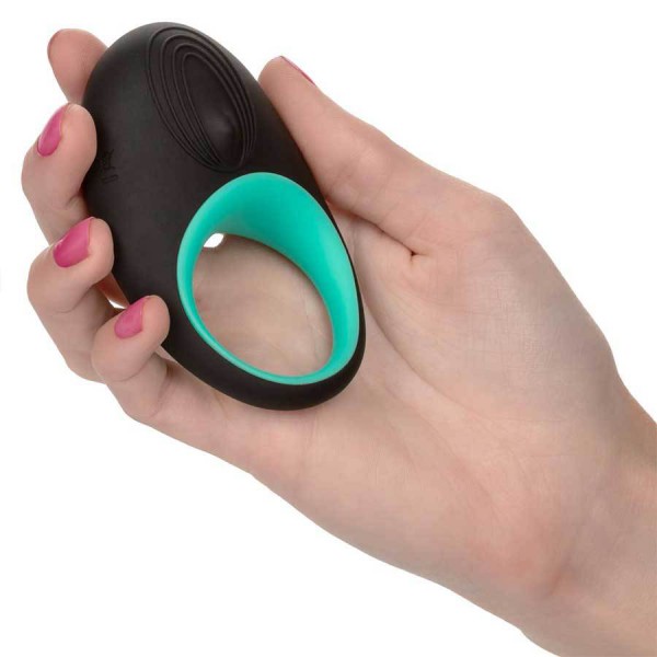 Link Up Pinnacle Silicone Vibrating Cock Ring | Rechargeable 10 Speed Gyrating Couples Toy