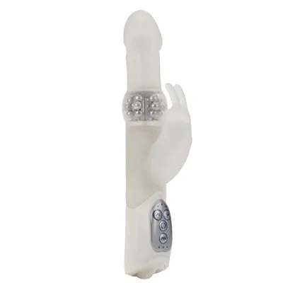 California Exotic Premium Silicone Jack Rabbit White