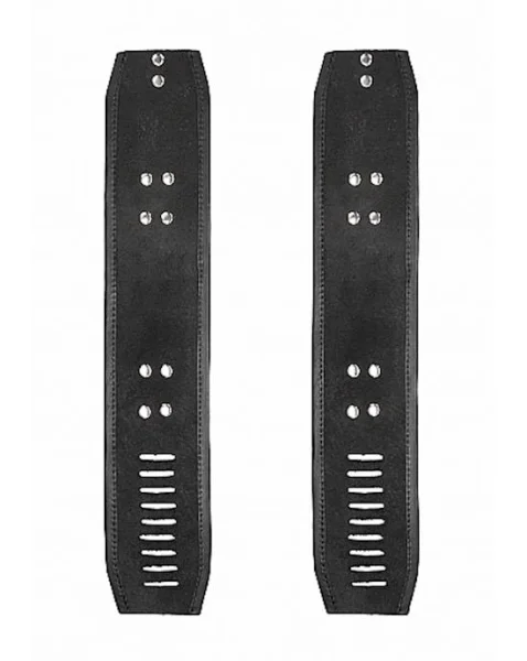 Restraint Ankle Cuff With Padlock- Black - Black