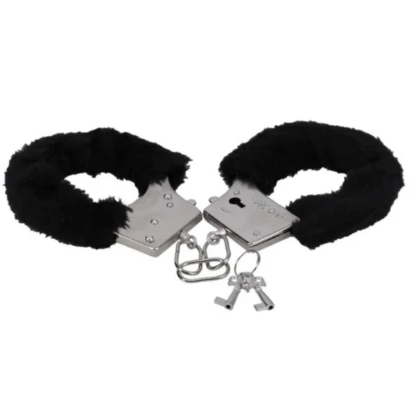 Furry Handcuffs in a Bag
