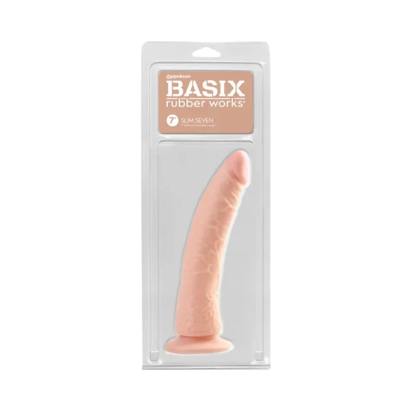 Basix Dong Slim 7 With Suction Cup 7 Inch