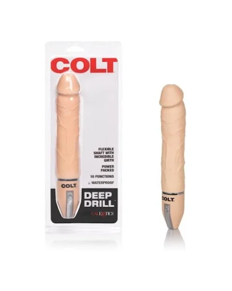 Colt Deep Drill  - Flesh - 8 Inch