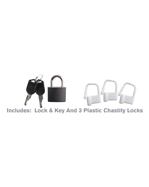 Fantasy C-Ringz Hardcore Silicone Cock Blocker Black
