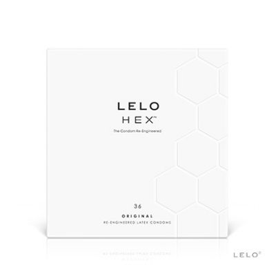 HEX Ribbed Condoms x36