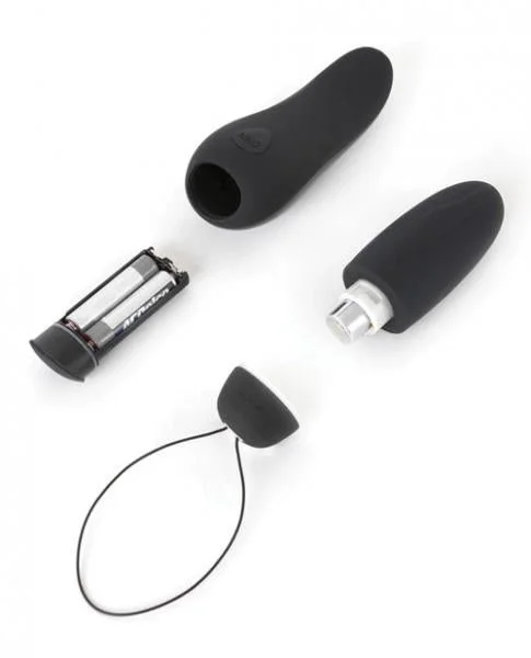 Bnaughty Deluxe Unleashed Wireless Bullet Vibrator Black