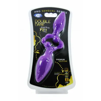 Cloud 9 Silicone Pro Plug Double End Purple