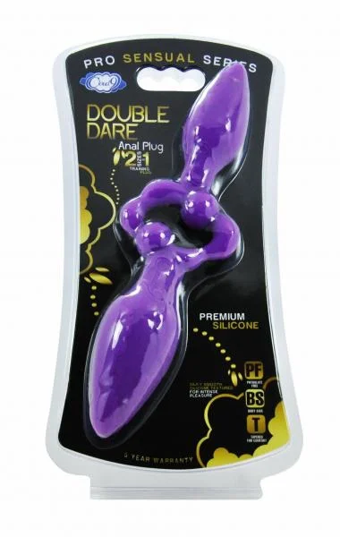 Cloud 9 Silicone Pro Plug Double End Purple