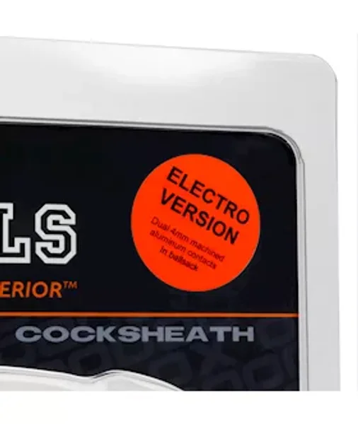 Daddy Electro Cocksheath With Balls - Clear — image 13 of 14