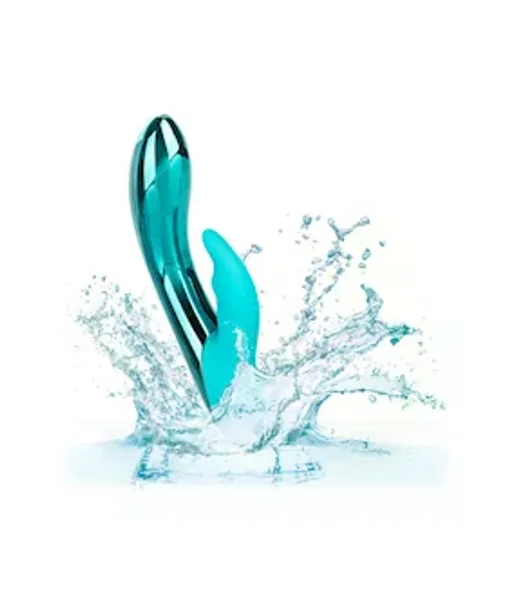 Dazzled Brilliance - Rabbit Vibrator - Teal — image 10 of 10