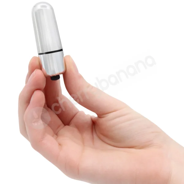 Cherry Banana Classics Metallic Silver Bullet Vibrator