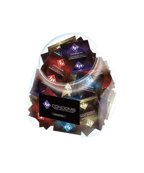 ID Condoms - Assorted - 144 Piece Jar