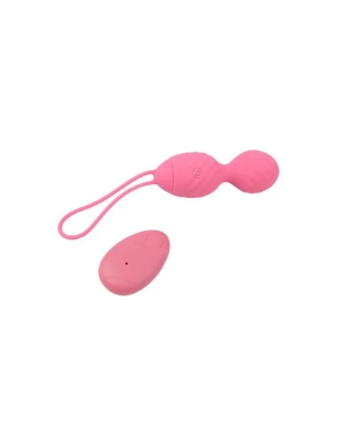 Ridged Vibrating Bullet - Pink