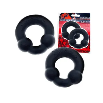 Ultraballs 2 pack Cockring Plus silicone Special Edition Night