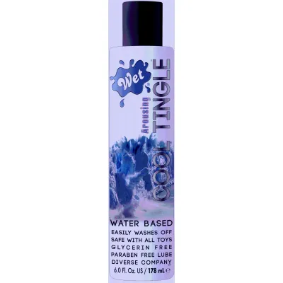 Wet Cool Tingle Water Based Lubricant 6 0 Fl Oz