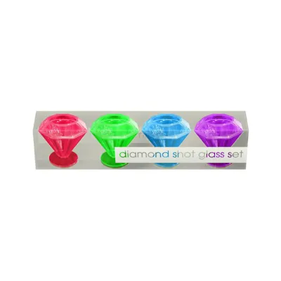 Ladies Night Diamond Shot Glass Set
