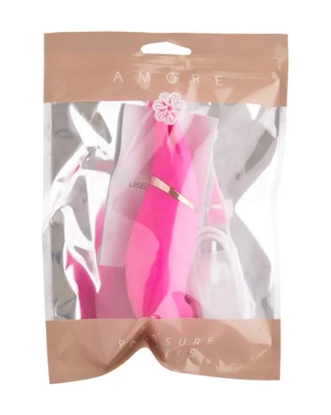Amore Perched Suction Vibrator - Pink
