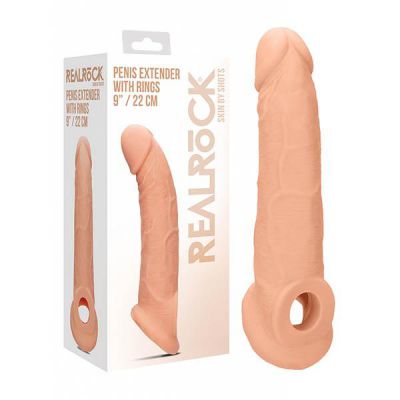 RealRock 9 Penis Extender with Rings