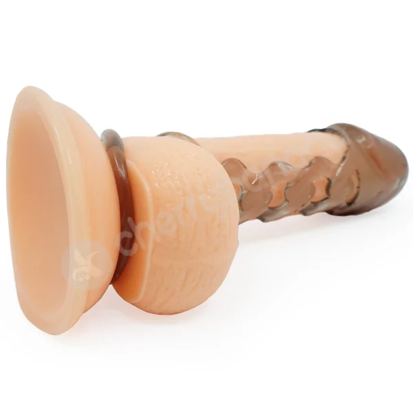 Cherry Banana Grey Love Chain Penis Sleeve