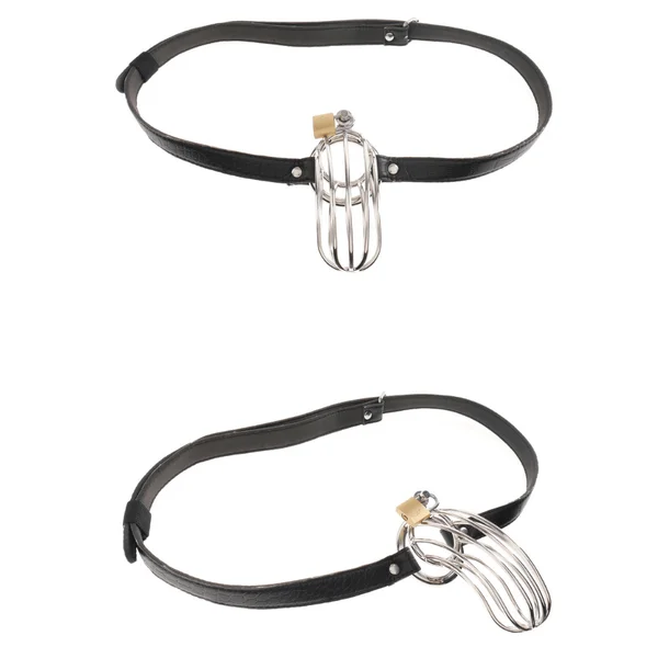 Fetish Fantasy Extreme Steel Chastity Cock Cage Belt — image 15 of 17