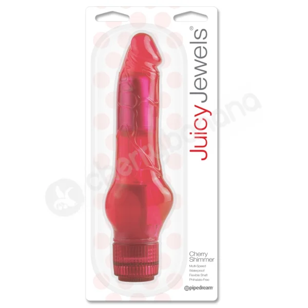 Juicy Jewels Cherry Shimmer Vibrator