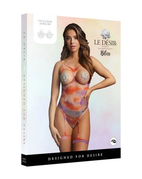 Open-cup Strappy Teddy - Multi - O/s
