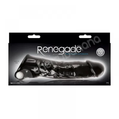 Renegade Manaconda Black Penis Extension Sleeve