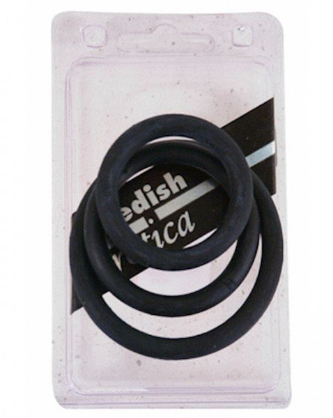 Rubber Ring Set 3 - Black