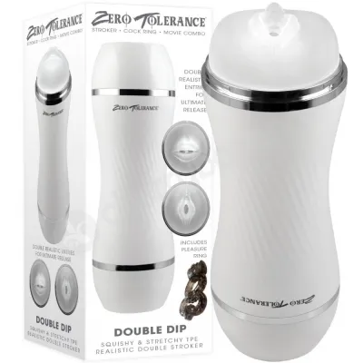 Zero Tolerance Double Dip Mouth Vagina Entries Stroker