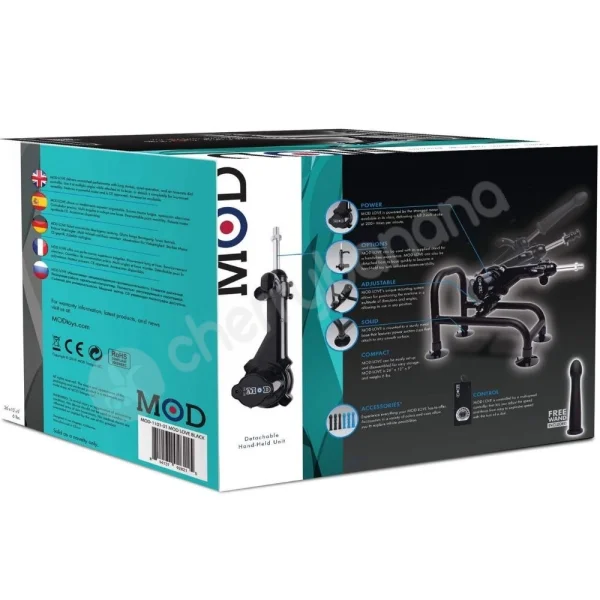 Mod Love Deluxe Thruster Kit Black Sex Machine With Dildo
