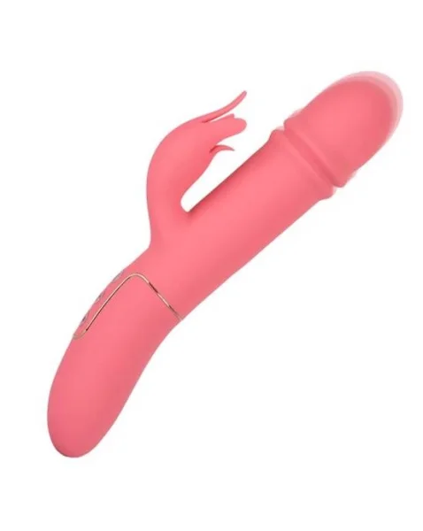 Shameless Tease Rabbit Vibrator - Pink - 10 Inch