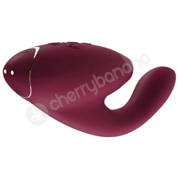 Womanizer Duo Burgundy G-Spot & Clitoral Suction Stimulator