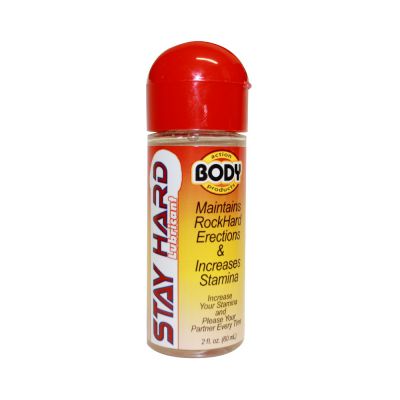 Body Action Stay Hard Lubricant 2 3oz