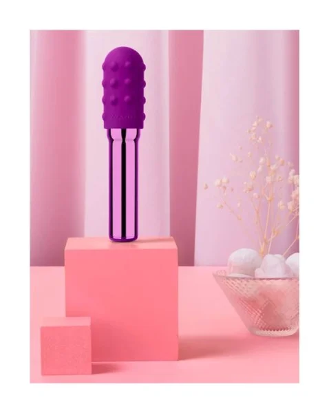 Le Wand Chrome Grand Bullet  - Pink - 4.8 Inch