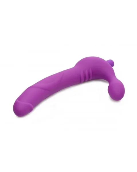 Royal Revolver Strapless Dildo - Purple - 9.7 Inch