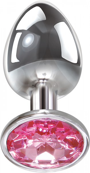 Pink Gem Large Butt Plug