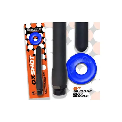 Oxshot Butt nozzle Shower Hose 6 Inch Plus Flex Cockring