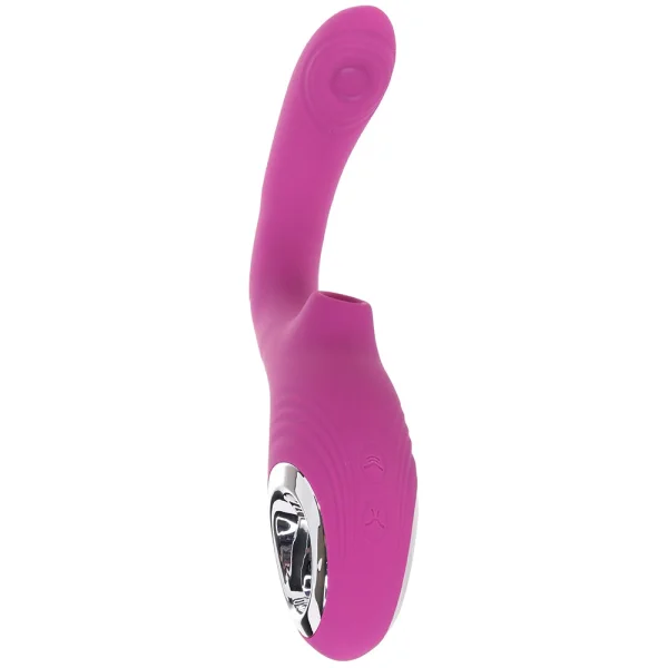 Strike A Pose Silicone Dual Stimulation G-Spot & Clitoral Vibrator With Suction By Evolved Novelties
