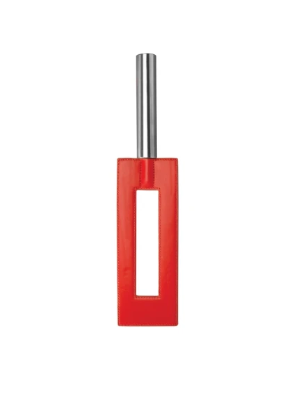 Leather Gap Paddle - Red -