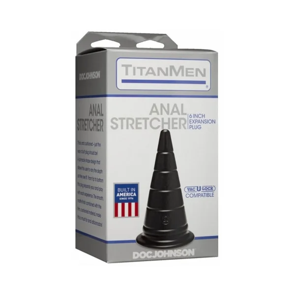 Titanmen Anal Stretcher 6 Inches Expansion Plug Black — image 4 of 10