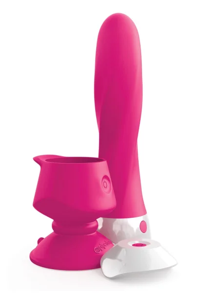 3Some Wall Banger Deluxe Rechargeable Remote Control Silicone Vibrator With Suction Cup