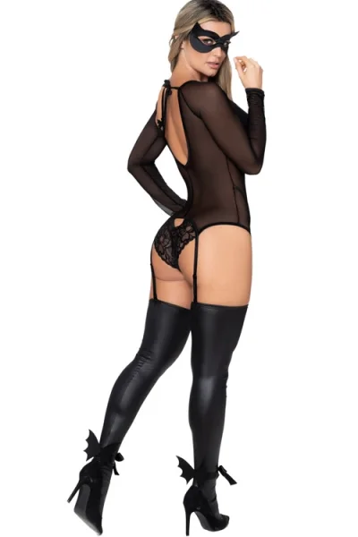 Batwoman 4 Pce Sexy Costume By Mapale by Espiral — image 2 of 4
