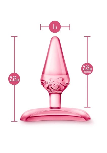 Blush Play With Me Hard Candy Anal Toy - Blue