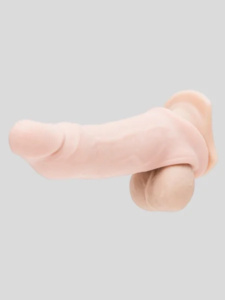 Lovehoney Real-Feel Penis Extender 1.5 Inch with Ball Loop - Flesh Pink