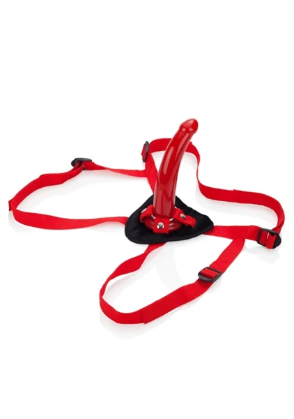 Sophias Red Rider Strap On Dildo