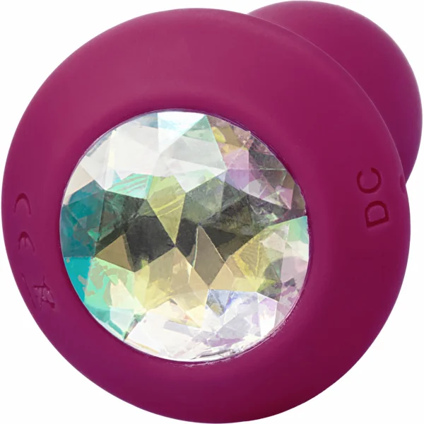 Power Gem Silicone Vibrating Petite Crystal Anal Probe by CalExotics - Purple — image 4 of 6