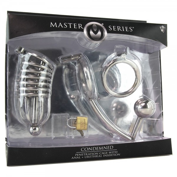 Condemned Chastity Cage + Sound