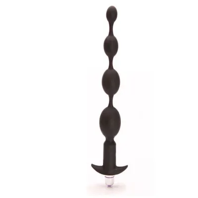 Vibrating Progressive Beads Black