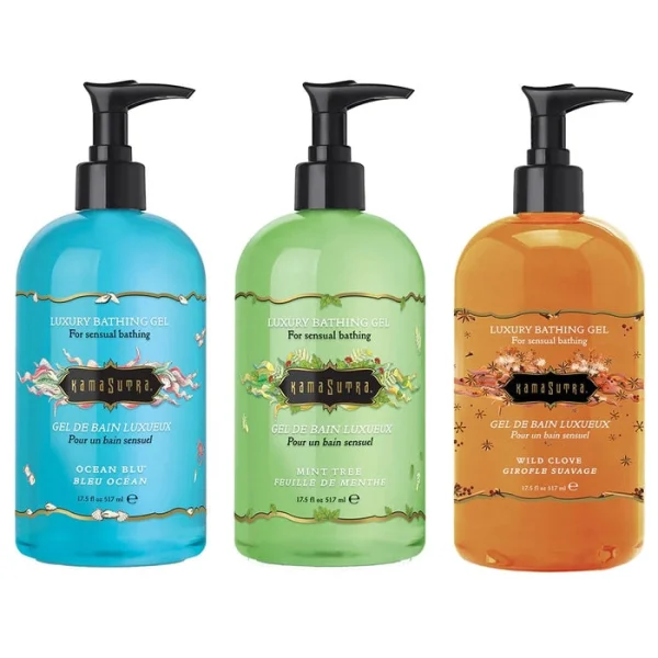 Kama Sutra Luxury Bathing Gels 17.5oz