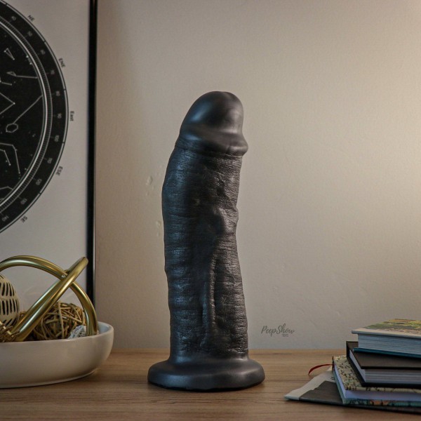 SquarePegToys® Leo Harness SuperSoft Bronze Silicone Dildo with Suction Cup